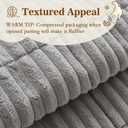 MYSKY HOME Couch Covers for 3-4 Cushion Sofa Pet Friendly, Couch Cover for Dogs, Sofa Covers for Pets Washable, Soft Non-Slip Sofa Slipcovers Furniture Protector Covers, Light Grey, 27.6" x 82.7"