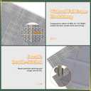 Magnetic Thermal Insulated Door Curtain Fits 36'' x 82'' Doors (Curtain Size 38'' x 84''), Oxford&Cotton Thermal Door Cover Insulation for Winter/Doorway/Attic Doors, Keep Warm, Grey (Gray)