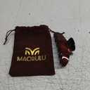 MAORULU 4 Inch Large Glitter Acrylic Hair Claw Clip for Women, Cute Brown Marble French Clip for Thick or Thin Hair, Durable Hair Accessory Gift, Sparkle Molten Amber Big Jaw Banana Clips