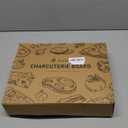 Charcuterie Board with Clear Lid, 2 Side Large Bamboo Cheese & Cutting Board for Entertaining, Includes 2 Plastic Cutting Mats & 4 Cheese Knives, Charcuterie gift ideas, Picnic Accessories