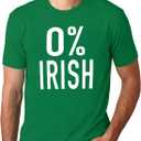 MAIHUN Mens St Patricks Day Shirts St Paddys Four Leaf Clover Shirt Shamrock Irish Holiday Tshirt (Green, L)