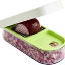 Vidalia Chop Wizard, Vegetable and Fruit Chopper with 2 Cup Base, Stainless Steel Blades, Dishwasher Safe