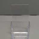 Clear-Ad - Acrylic Trifold Brochure Holder with Business Card Pocket - Rack Card Display - Pamphlet Stand - LHF-P100 (Single Pack)