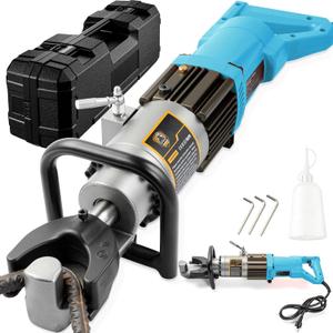 [Upgraded Version] 1400W Electric Hydraulic Rebar Bender,Bending up to 5/8 Inch 16mm #5 Rebar, Bending Angle 0-130, Hand Held Rebar Bender 110V Portable Electric Rebar Bender