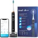 Enther CellBee Grush Electric Rechargeable Sonic Toothbrush with APP to Navigate and Record for Adults, Ultimate Cleaning with 5 Modes, Smart Timer, Anti-Slip & Waterproof, Black