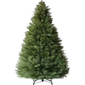 CASA CLAUSI 6ft Artificial Christmas Tree Premium Pine Xmas Tree with 1000 Branch Tip, 1 Minute Christmas Tree Unlit Realistic Holiday Party Dcor for Home Office, Foldable Stand, Easy Assembly (Onion-green)