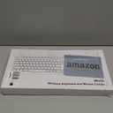 Wireless Keyboard and Mouse Combo, Full Size Silent Ergonomic Keyboard and Mouse, Long Battery Life, Optical Mouse, 2.4G Lag-Free Cordless Mice Keyboard for Computer, Mac, Laptop, PC, Windows (Black)