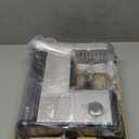 CHULUX Slim Espresso Machine with Milk Frother Steam Wand, 20 Bar Professional Italian Pump Espresso Coffee Machine for Home Cappuccino & Latte Maker, Black Stainless Steel