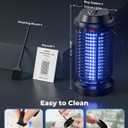 YISSVIC Bug Zapper Outdoor Indoor Waterproof Electric Mosquito Lamp Fly Zapper Killer Effective 4200V Plug in for Home Patio Office Courtyard