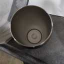 15oz Stainless Steel Vacuum Insulated Water Bottle with glass liner inside,glass lined thermos with Infuser for Hot and Cold drink -Leakproof Travel Mug with Filter (Black,with Tea infuser)