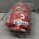 GarveeHome 2x8 Runner Rug for Holiday Washable Kitchen Runner Rugs Non Slip Xmas Entry Throw Carpet Christmas Bordered Hallway Area Rug Checkered Runner Mat for Nursery Bedroom Living Room, Red