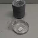 4 Inch 8FT Dryer Vent Hose,Flexible Insulated Air Ducting,Vent Hose PVC Aluminum Foil with 2 Clamps for HVAC Ventilation(Grey)