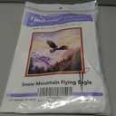 Findvoor Stamped Cross Stitch Kits for Beginners Full Range of Cross Stitching Embroidery Pattern for Adults, 11CT DIY Needlepoint Embroidery Starter Kits-Flying Eagle 17.7x17.7 inch