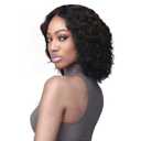 Highlight Curly Wave Lace Front Wig Wear and Go Glueless Wigs Human Hair Pre Plucked Pre Cut Wet and Wavy Lace Front Wigs 180% Density T Part Highlight Ombre Curly Wig (FS1B/30,12inch)
