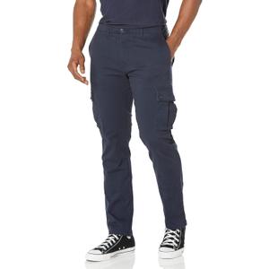Amazon Essentials Men's Slim-Fit Stretch Cargo Pant (35W x 34L, Navy)