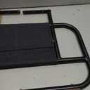 Bed Side Rail for Adjustable Bed, Screw Into Wooden Board Only, 17 inch Height for Mattress Less Than 10 Inches, 1 pc