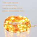 Ariceleo Led Fairy Lights Battery Operated, 4 Packs Mini Battery Powered Copper Wire Starry Fairy Lights for Bedroom, Christmas, Parties, Wedding, Centerpiece, Decoration (5m/16ft Warm White)