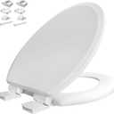 Toilet Seat with Soft Close, Fits All Standard Elongated Toilets