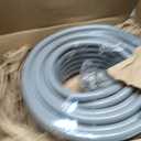 1/2inch 100ft Liquid-Tight Conduit and Connector Kit,Flexible Non-Metallic Liquid Tight Electrical Conduit Kit with 5 Straight and 3 90-Degree Conduit Connector Fittings,(1/2" Dia, 100 Feet)