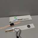 Smart Watch for Women for iPhone&Android: 100 Day+Battery Life, Smart watch(Answer/Make Calls) with 24/7 SpO2 Sleep Heart Rate Monitor,5ATM Waterproof,Fitness Tracker with 120+ Sport,Reloj Gold Pink