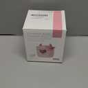 NCVI Baby Formula Dispenser On The Go, Formula Container To Go, Formula Holder for Travel, Outdoor Picnic with Baby Infant, Portable Container for Milk Powder, Snacks, Candy, Fruits (Pink)