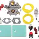 545189502 545008042 Carburetor Replacement for Poulan Pro PP033 PP338PT PP133 for Husqvarna BC433B BC233 358791170 Craftsman Trimmer with Air Filter carb Tool Kit