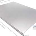BILLAMB Stainless Steel Cutting Boards for The Kitchen, Suitable for Meat, Fruits, Vegetables, Bread, and Baking Large-sized Cutting Boards (60 x 40cm/23.6 x 15.7 in)