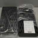 2 Pack Pull-Out Storage Organizers, Under Sink Organizer and Storage for Bathroom & Kitchen,Multi-Purpose Under Cabinet Organizers and storage Black