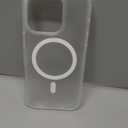 MOCCA Strong Magnetic for iPhone 16 Pro Phone Case, [Compatible with Magsafe][16FT Mil-Grade Drop Protection] Slim Thin Translucent Matte Protective Cover Case for iPhone 16 Pro Case, Frosted White