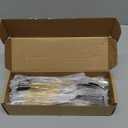 40-Piece Gold Silverware Set Stainless Steel Flatware Set Service for 8 Kitchen Cutlery Utensils Includes Knives Spoons Forks For Home Kitchen Hotel