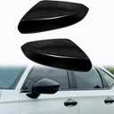 Priprilod pair Mirror Cap Cover Glossy Black,Compatible With Honda Civic 2016-2021 Left Driver & Right Passenger Side # 76251TBAA21ZG 76201TBAA11ZF