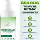 Hygea Natural Lice, Mite, and Bed Bug Natural Travel Spray - TSA Approved size  Child & Pet Friendly  Immediate results  Stain & Odor Free, For Hotels, Suitcase, Backpack, Shoes, Bed Bug Spray(3oz) (Regular Strength Spray)