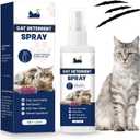 Cat Deterrent Spray, Cat Repellent Outdoor to Keep Cats Away, Cat Scratch Furniture protector Indoor & Outdoor, Effective Training Aid, Cat Deterrent Outdoor for Cats and Kittens (Blue, L)