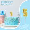 1/2 Birthday Boy Half Birthday Decorations - Half Way To One Banner, 1/2 Birthday Candles and Half Birthday Cone Hat for Boys 6 Months Birthday Decorations Party SuppliesBlue