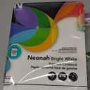 Neenah Paper Bright White Cardstock, 8.5" x 11", 65 lb/176 gsm, Bright White, 96 Brightness, 1000 Sheets, (Pack of 4)