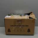 2 Pack Pre-lit Artificial Christmas Trees with Multi-Color Lights, Timer, 30 Inch Battery Operated Lighted Porch Christmas Trees Outdoor Holiday Decorations for Entrance Pathway Front Door Yard