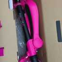 Hurtle 3-Wheeled Scooter for Kids - Wheel LED Lights, Adjustable Lean-to-Steer Handlebar, and Foldable Seat - Sit or Stand Ride with Brake for Boys and Girls Ages 1-14 Years Old (Pink)