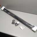 Babepai Retractable Baby Gates Extra Wide | 72" Wide x 34" Tall Dog Gates for Stairs | Indoor/Outdoor Use | Child Gates for Doorways, Deck, Porch, Hallways, Patio - Black