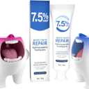 Hydroxyapatite Toothpaste for Sensitive Teeth - Enamel Repair & Whitening, Fluoride-Free with Natural Mint, Fresh Breath, Cavity Protection (120g)