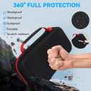 2 x DJ&RPPQ for Nintendo Switch 2 Carry case 2025, Switch 2 Case with 20 Game Cartridges, Protective Hard Shell Portable Case Pouch for 2025 Nintendo Switch 2 Console & Accessories - Black