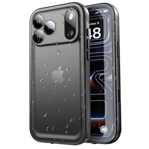 SPORTLINK for iPhone 17 Pro Case  IP68 Waterproof Military Protective Full Body Heavy Duty Shockproof 360 Sealed Dustproof with Camera Screen Protector Phone Cover for iPhone 17 Pro 6.3" Black