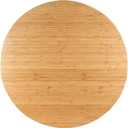 (26 Inch) Bamboo Large Lazy Susan for Dining Table Top with Heavy Duty Metal Rotating Hardware