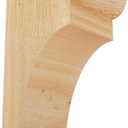 Ekena Millwork COR04X06X10YOR00RDF 4"W x 6"D x 10"H Yorktown Rough Sawn Corbel, Douglas Fir
