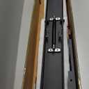 Wall Mount Golf Bag Storage Stand Organizer Rack for Garage, Air Spring Sliding System Single Golf Bag Holder for Wall, Golf Storage Organizer for Golfing Clubs, Home, Basement (black)