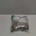 Spring Decorative Throw Pillow Covers 18x18 Set of 2 Square Linen Farmhouse Pillow Covers with Stitched Edge Outdoor Neutral Pillow Covers for Couch Sofa Living Room, Chocolate