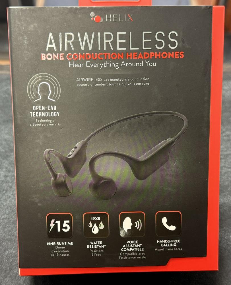 Helix Air Wireless Bone Conduction Headphones .