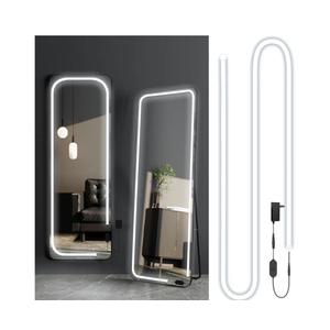 Led Vanity Mirror Lights, 13.2FT 6000k Full Body Mirror Light Strip, Stick on Vanity Lights with AC Adapter Touch Control, Makeup Lighting for Full Body Mirror/Makeup Table/Bathroom
