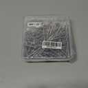 100 PCS #8X1-1/2(1.5 inch) Stainless Steel Phillips Flat Head Wood Screws,Stainless Steel 18-8 A2(304) Screw,Home Screw Kit by QISHENG (Colorless)