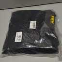 TBMPOY Women's Fleece Lined Jogger Pants Water Resistant Cargo Winter Hiking Sweatpants High Waisted Pockets Thermal Warm (Black, L)