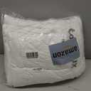 CozyLux Full Size Comforter Sets with Sheets 7 Pieces, White Seersucker Bed in a Bag Textured Luxury Soft Bedding Set with Down Alternative Comforter, Sheets, Pillowcases & Shams for All Seasons